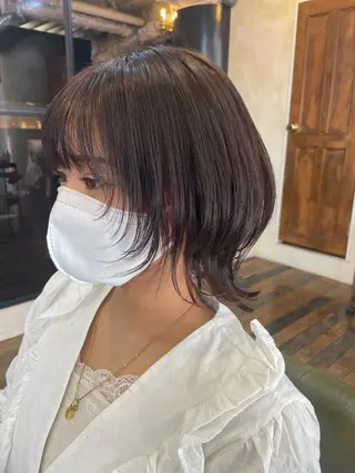 ミディアム ウルフカット/ボブ りなのヘアスタイル