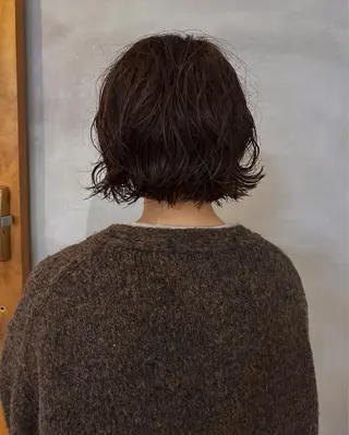 ミディアム パーマ Salt所属・【Salt】 ミオリのヘアスタイル