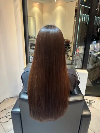 ロング 落合智登世🌀トリー トメントモデル募集中のヘアスタイル