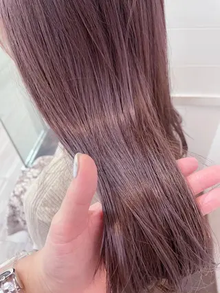 ロング カラー パーマ ヘアアレンジ newi saLyu ネウィ　サリューのヘアスタイル
