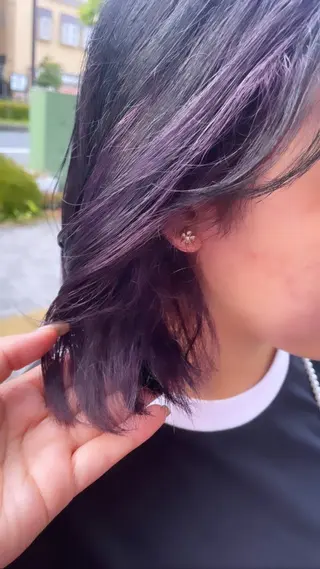 ミディアム カラー 💞暖色カラー 💞risaのヘアスタイル