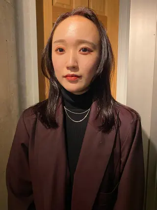 カラー ウツワ所属・高円寺/loca/ 田中南帆のヘアスタイル