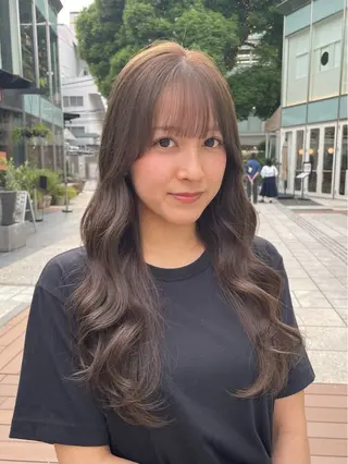 ロング カラー 🍑まき/カット /髪質改善カラー🍑のヘアスタイル