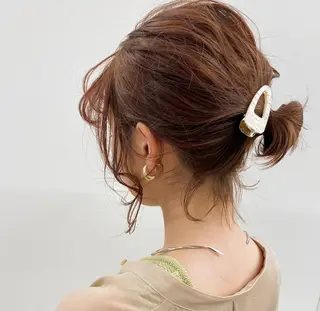 ショート カラー パーマ ヘアアレンジ 西山梨々【12/1〜 産休を頂きます🎀】のヘアスタイル