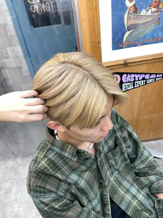 カラー メンズ TNB TOKYO所属・Insta 指名 No.1KURUMIのヘアスタイル