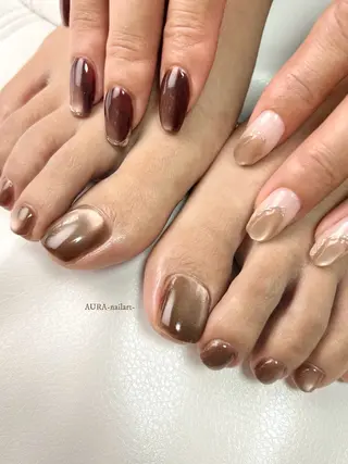 ネイル AURA nailartのネイルデザイン