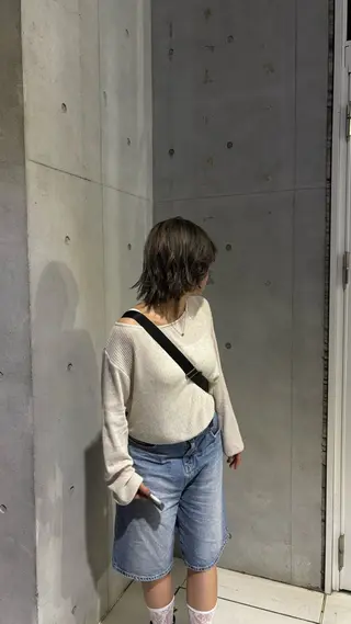 ショート カラー 南 希汐のヘアスタイル