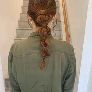 ヘアアレンジ MARU レイヤー/パーマのヘアスタイル