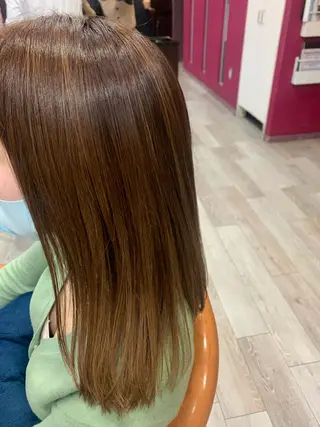 ミディアム 中川 湖稀のヘアスタイル