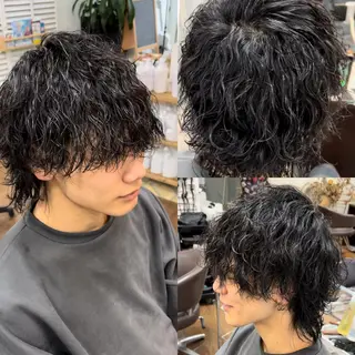 ミディアム Luanaメンズ 吉田のヘアスタイル