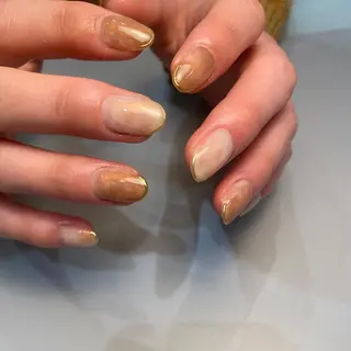 ネイル NINEnami ニュアンスネイルのネイルデザイン