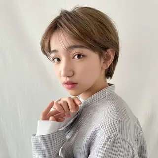 ショート カラー パーマ ショートボブ縮毛矯正 髪質改善のプロ山道潤のヘアスタイル