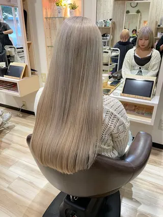 ロング カラー 🌈派手髪ハイトーン 🌈鈴木亮太🌈のヘアスタイル