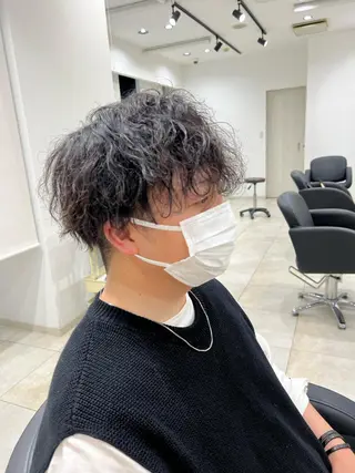 パーマ メンズ 伊藤 海のヘアスタイル