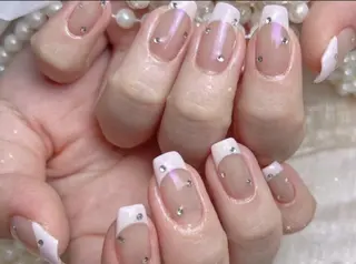 ネイル 🎀彩羽チップ 長さだし専門🎀のネイルデザイン