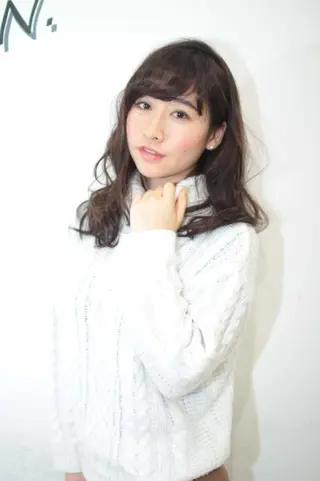 セミロング パーマ 美髪⭐︎髪質改善 井上 康司のヘアスタイル