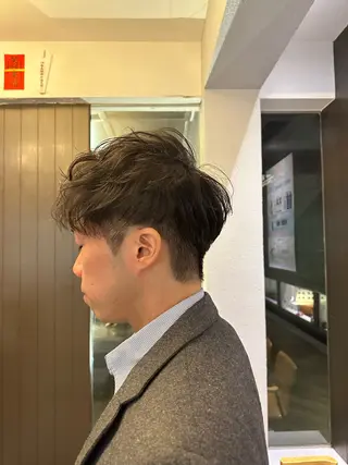 メンズ 南草津/レイヤー/ ゴトウのヘアスタイル