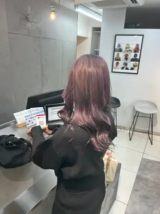 ロング レイヤー×ツヤカラー 渋谷/kougaのヘアスタイル