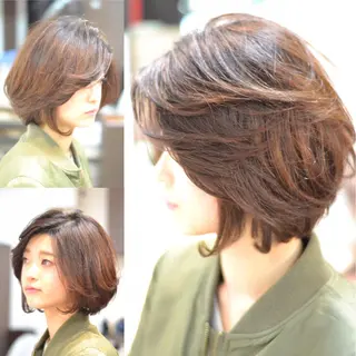 ショート カラー 大木 拓瑞のヘアスタイル