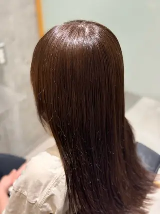 ロング 黒島優香🦋 /縮毛矯正/髪質改善のヘアスタイル