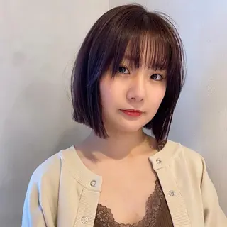 ミディアム カラー irwi/イルウィ所属・miku🎀門前仲町 ブリーチ・レイヤーのヘアスタイル