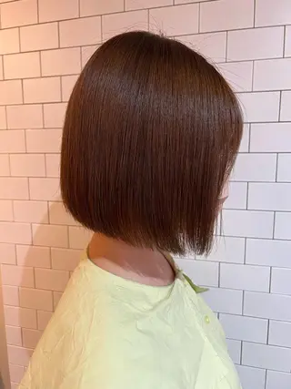 ショート ぱつボブ/ ショート/YUKIのヘアスタイル