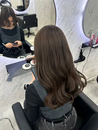 ロング カラー 韓国艶カラー 🇰🇷💎MIUのヘアスタイル