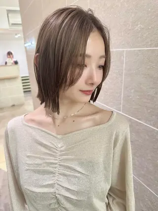 ミディアム 美髪縮毛矯正 /髪質改善のヘアスタイル