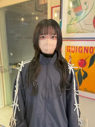 セミロング ウルフレイヤー エクステ/kokiのヘアスタイル