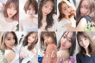 カラー 柏村 友希菜のヘアスタイル