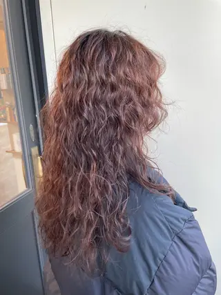 ロング パーマ Toiro 横浜所属・🎀レイヤー/パーマ カラー/ai🎀のヘアスタイル