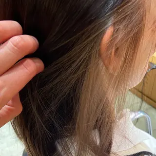 ミディアム カラー organic life所属・IWASHITA TAKESHIのヘアスタイル