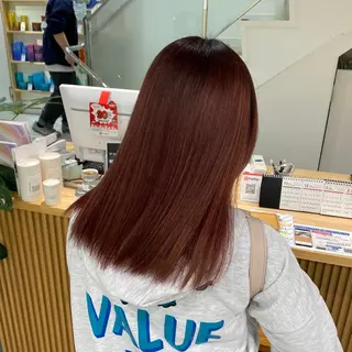 ミディアム カラー THE ESCALA 町田所属・町田縮毛矯正/ 髪質改善/美髪特化のヘアスタイル