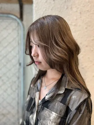 ロング カラー ヘアアレンジ 傷ませないカラー・ ボブ・リクト💥のヘアスタイル