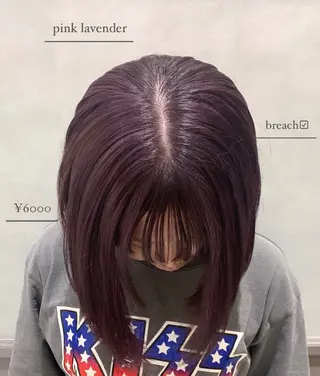 カラー Niina→ anan AVEDAのヘアスタイル