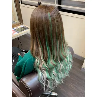 ロング カラー LaLaMoana Rickyのヘアスタイル