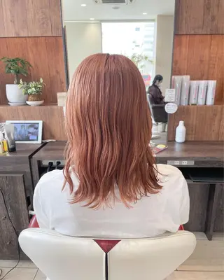 ミディアム カラー sweetroom所属・12月特別価格✨/ 平塚/佐藤郁也のヘアスタイル