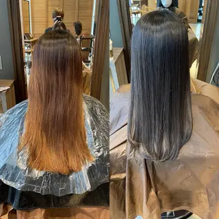 ロング 六本木縮毛矯正/髪質 改善/LOANA鈴木のヘアスタイル