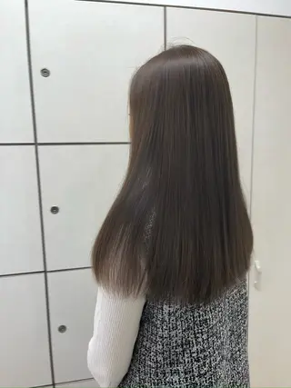 セミロング カラー 韓国ヘア/髪質改善 /艶カラー/sahoのヘアスタイル