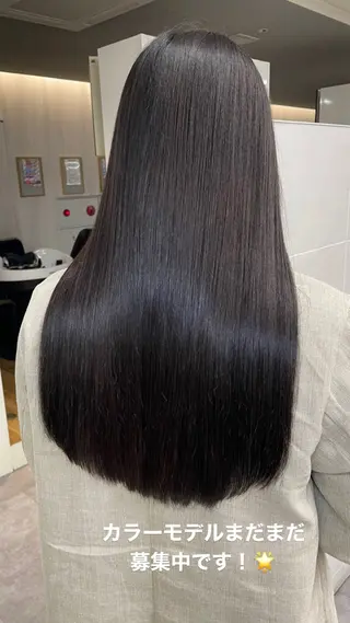 ロング カラー CARE ．KOBE所属・京谷 日向のヘアスタイル