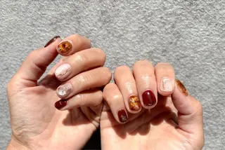 ネイル 🌲🌳🚪iiit o🌲🌳🌲のネイルデザイン