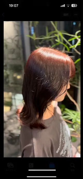 ミディアム カラー パーマ/ボブカット kanohaのヘアスタイル