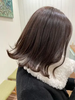 ミディアム カラー 韓国／大宮／レイヤー 🤍AYA🤍のヘアスタイル