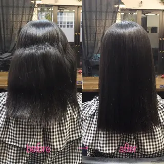 ミディアム 縮毛矯正&髪質改善 MAILHAIRのヘアスタイル