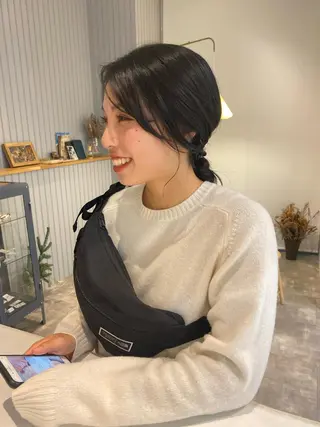 ロング カラー niu所属・加藤 真由のヘアスタイル