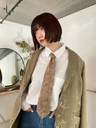 ショート ボブ/レイヤー /河内温太のヘアスタイル