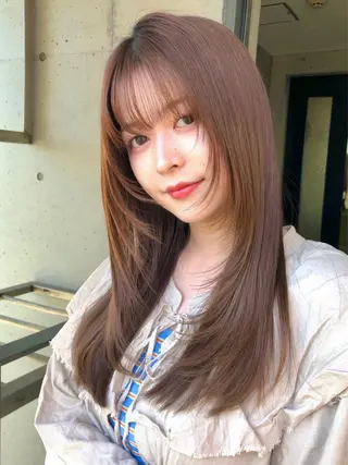 ロング カラー トレンドヘア🌿 chinariのヘアスタイル