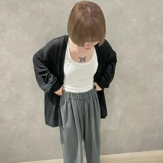 ショート カラー はちすか るかのヘアスタイル