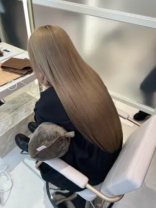 ミディアム カラー 顔周り特化/韓国ヘア /レイヤー/吉野幸大のヘアスタイル