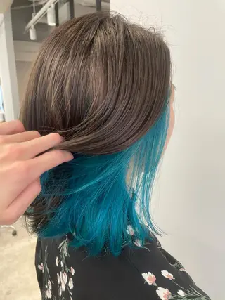 ミディアム SAEKI【ior 】北千住店ブリーチのヘアスタイル